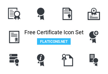 Certificate Icon Pack
