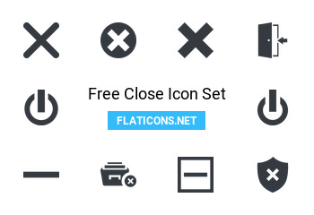 Close Icon Pack