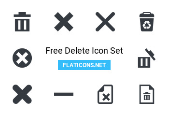 Delete Icon Pack
