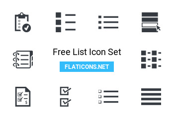 List Icon Pack