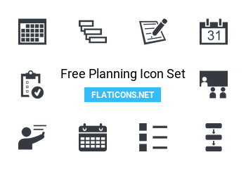 Planning Icon Pack