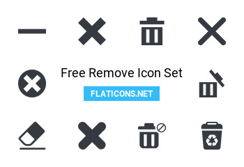 Remove Icon Pack