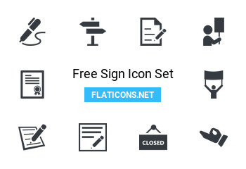 Sign Icon Pack
