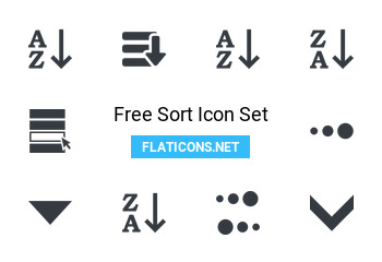 Sort Icon Pack