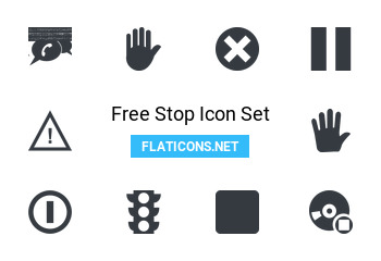 Stop Icon Pack