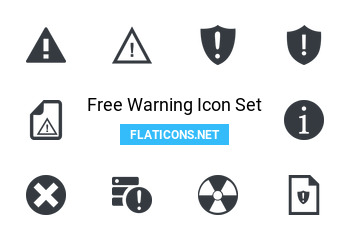 Warning Icon Pack
